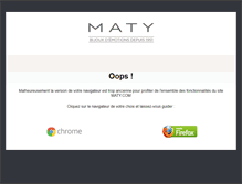 Tablet Screenshot of maty.com